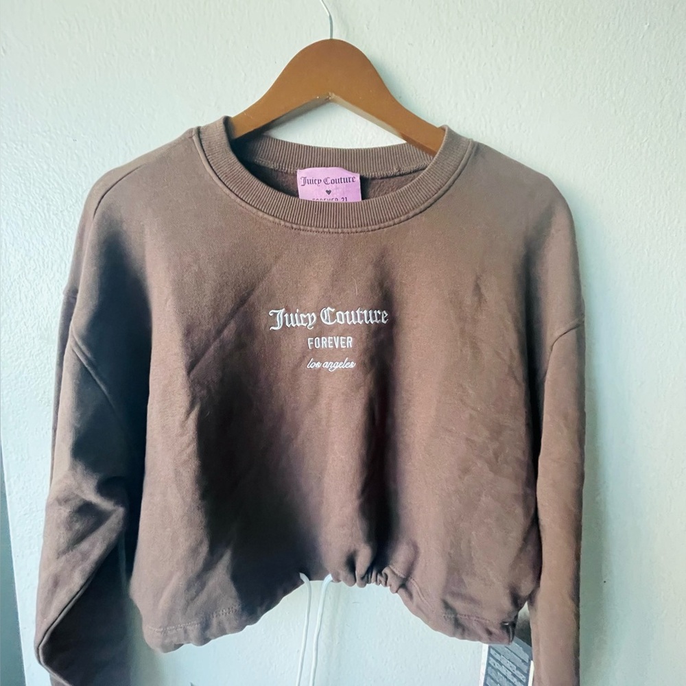Juicy Couture Chocolate Brown Cropped Top